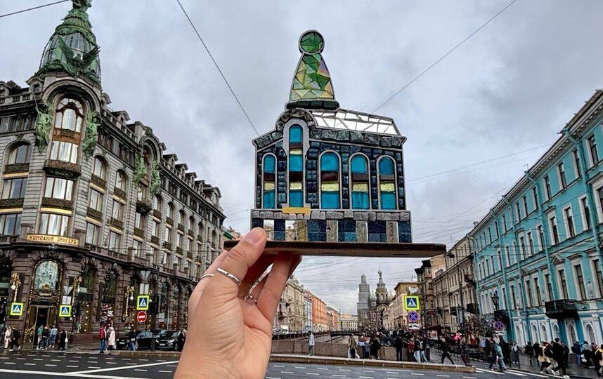 Мозаичные сувениры из Северной столицы