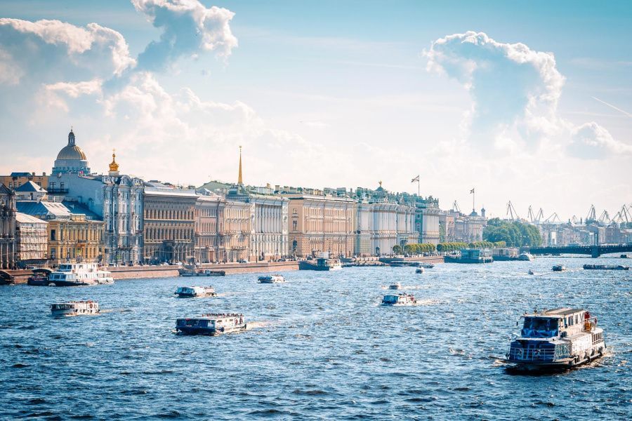Водный маршрут «Парадный Петербург с выходом в Финский залив»