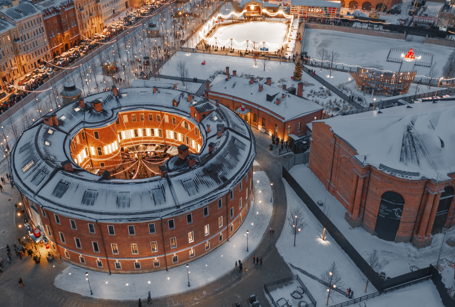 Пешеходный маршрут «Петербург. Новогодняя прогулка»