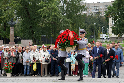 Торжественно-траурная церемония возложения цветов, посвященная Дню памяти жертв блокады